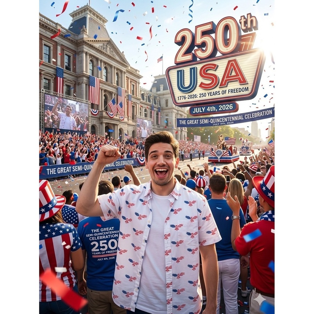 International Report Size XXL Great For Americas 250th Year This Year. Mens...
